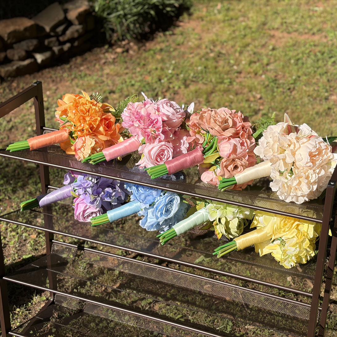 Rainbow ready-to-go bouquet collection